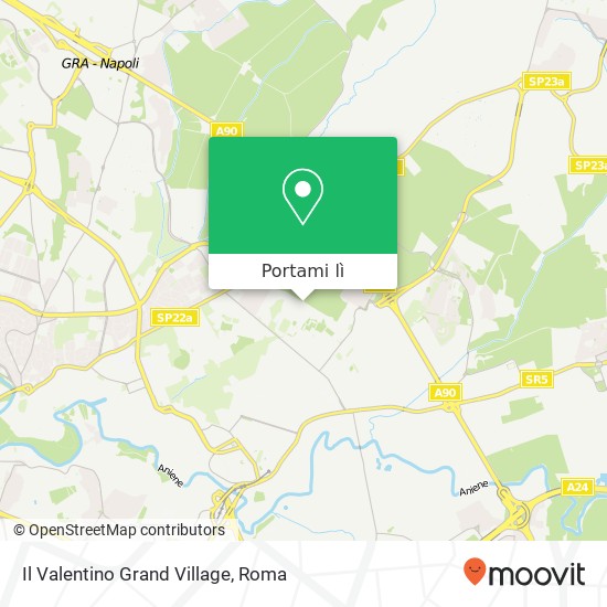 Mappa Il Valentino Grand Village