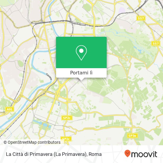 Mappa La Città di Primavera (La Primavera)