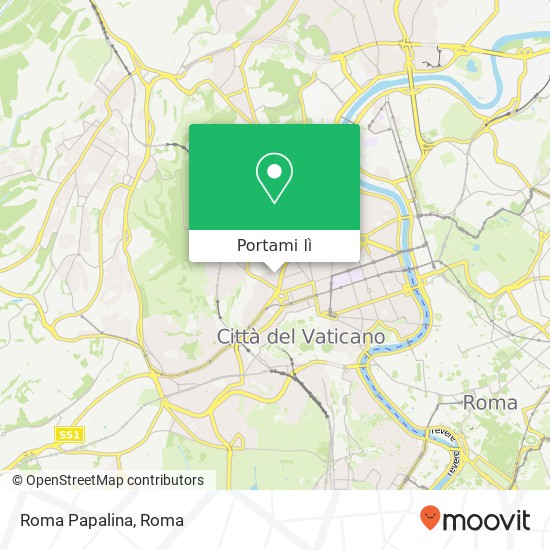 Mappa Roma Papalina