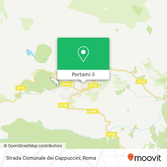 Mappa Strada Comunale dei Cappuccini