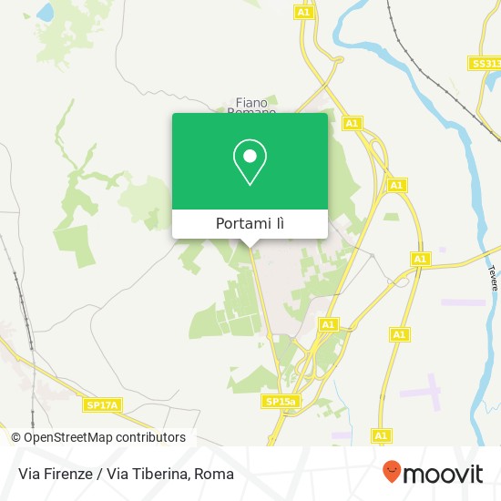 Mappa Via Firenze / Via Tiberina