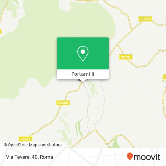 Mappa Via Tevere, 40