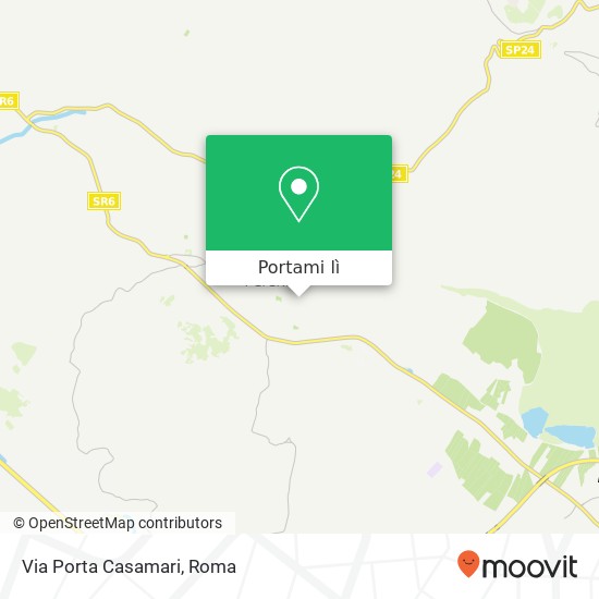 Mappa Via Porta Casamari