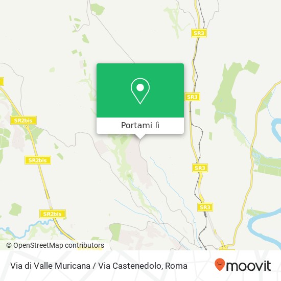 Mappa Via di Valle Muricana / Via Castenedolo