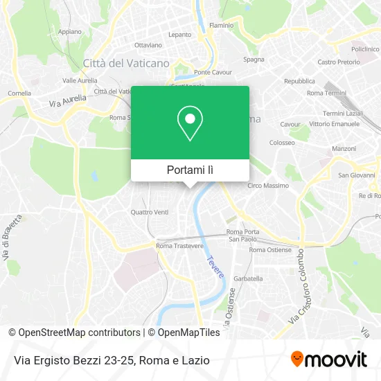 Mappa Via Ergisto Bezzi 23-25
