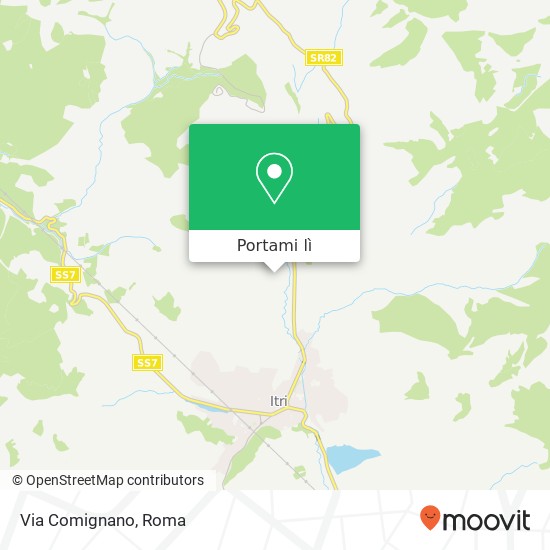 Mappa Via Comignano