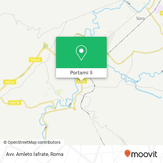 Mappa Avv. Amleto Iafrate
