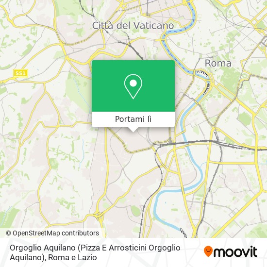 Mappa Orgoglio Aquilano (Pizza E Arrosticini Orgoglio Aquilano)