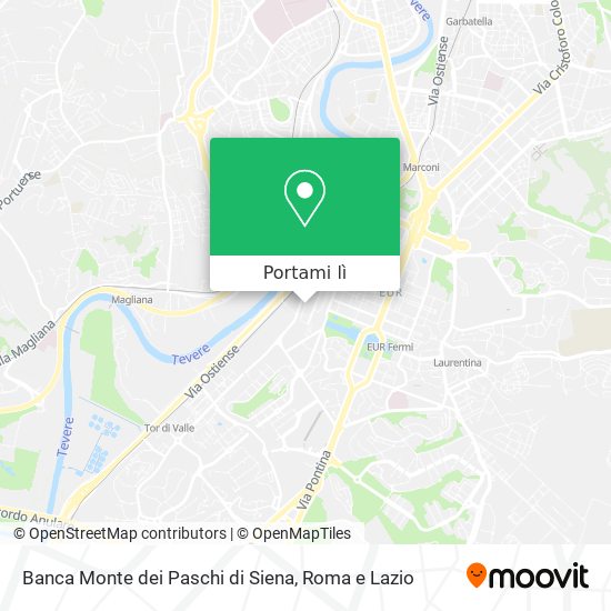 Mappa Banca Monte dei Paschi di Siena