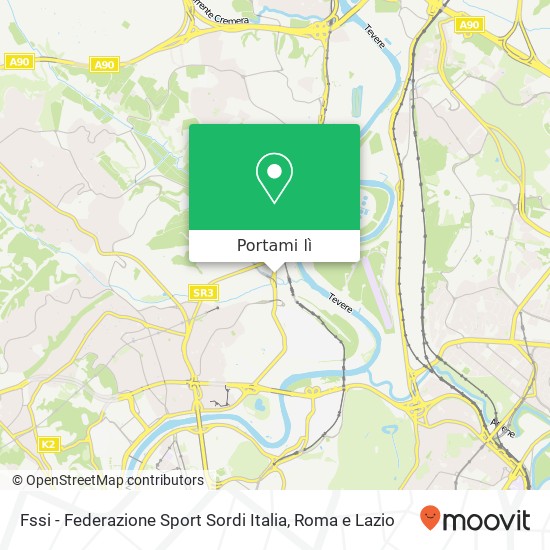 Mappa Fssi - Federazione Sport Sordi Italia