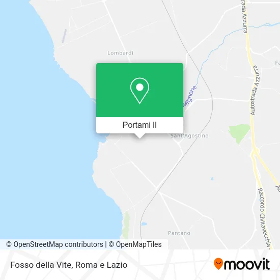 Mappa Fosso della Vite