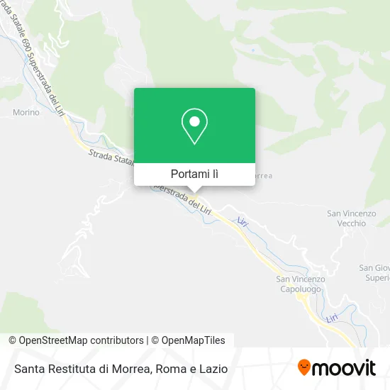 Mappa Santa Restituta di Morrea