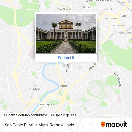 Mappa San Paolo Fuori le Mura