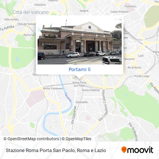 Mappa Stazione Roma Porta San Paolo