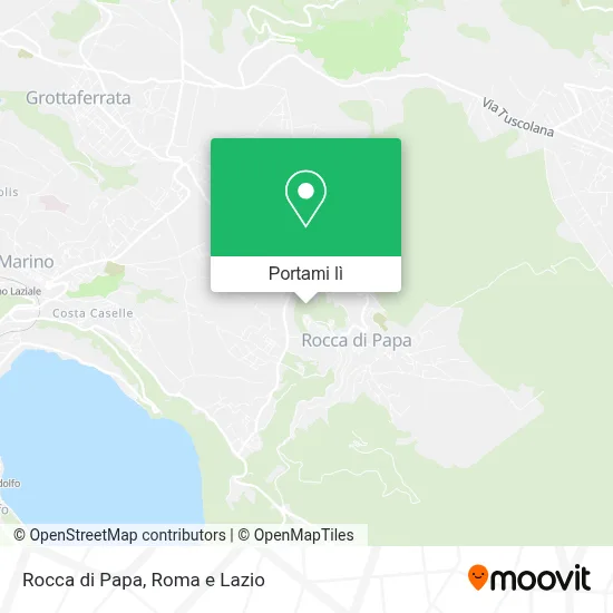 Mappa Rocca di Papa