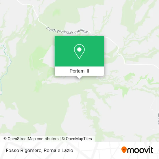 Mappa Fosso Rigomero