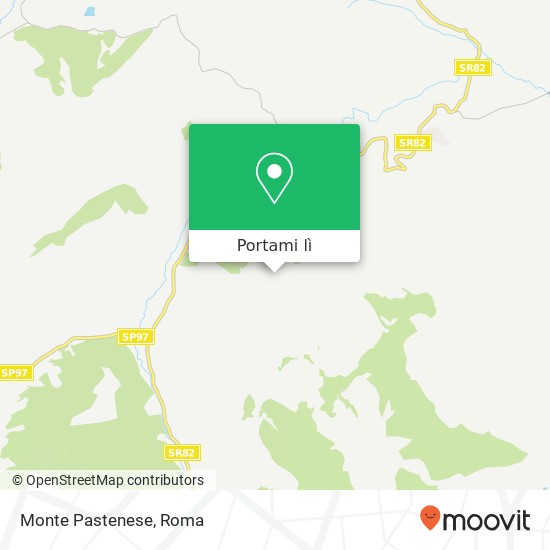 Mappa Monte Pastenese