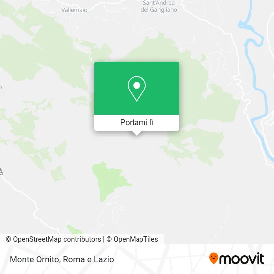 Mappa Monte Ornito