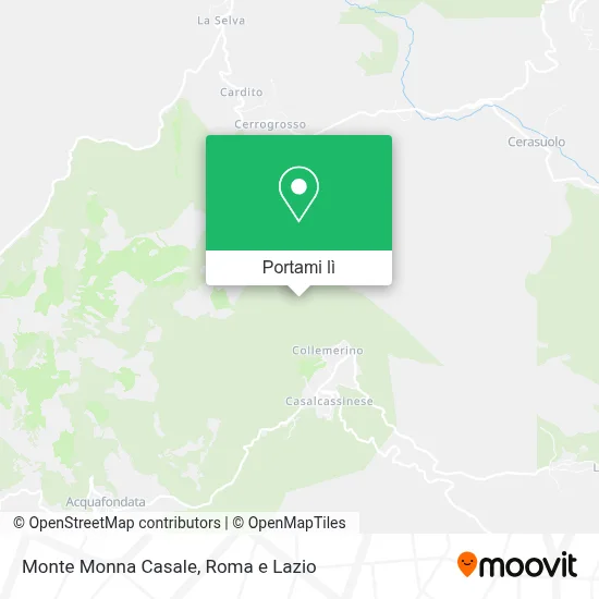 Mappa Monte Monna Casale