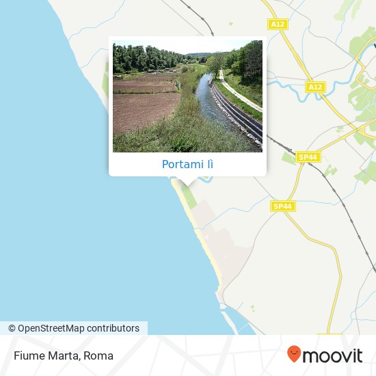 Mappa Fiume Marta