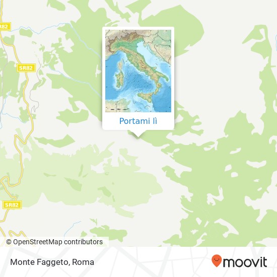 Mappa Monte Faggeto