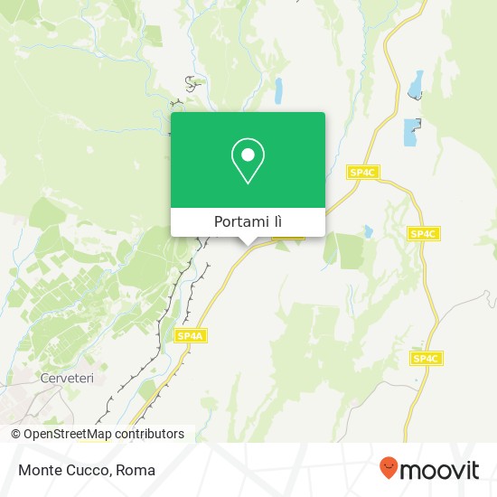 Mappa Monte Cucco