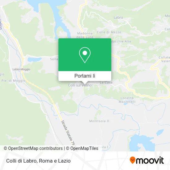 Mappa Colli di Labro