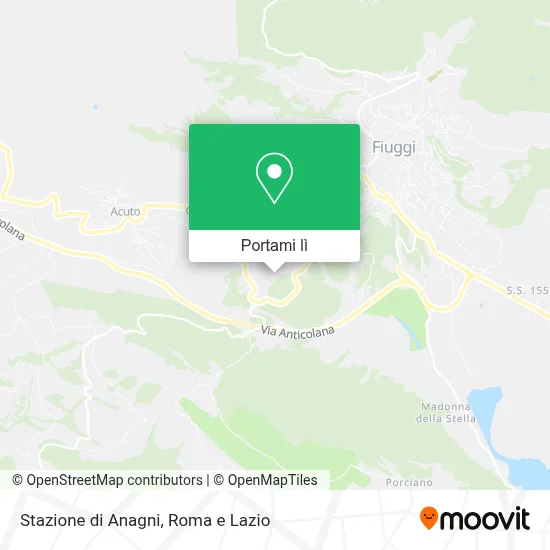 Mappa Stazione di Anagni
