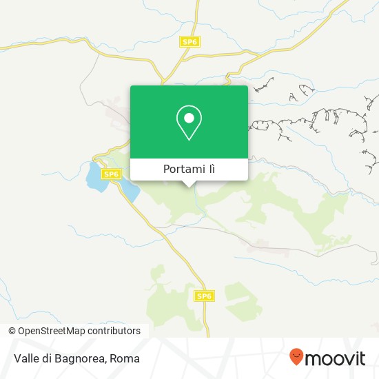 Mappa Valle di Bagnorea