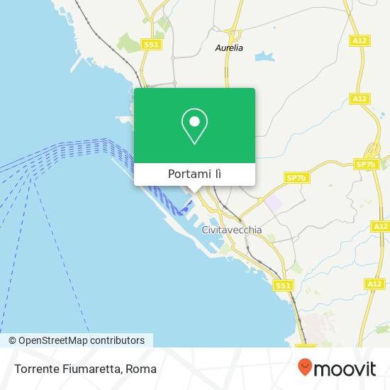 Mappa Torrente Fiumaretta