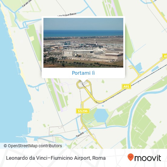 Mappa Leonardo da Vinci–Fiumicino Airport