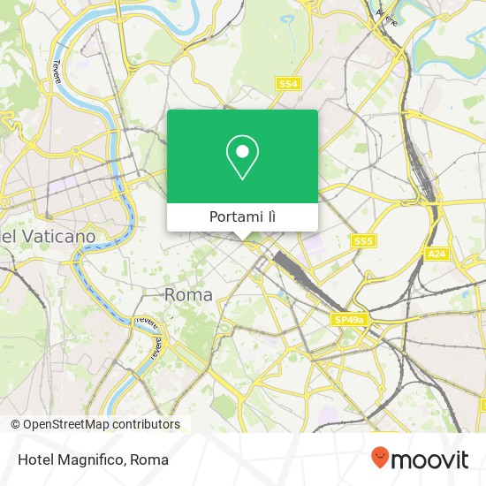 Mappa Hotel Magnifico