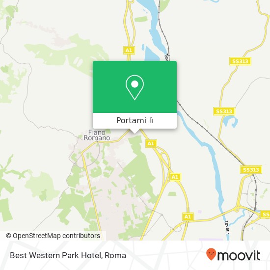 Mappa Best Western Park Hotel