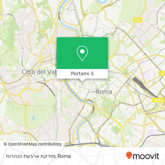 Mappa מזרקת ארבעת הנהרות