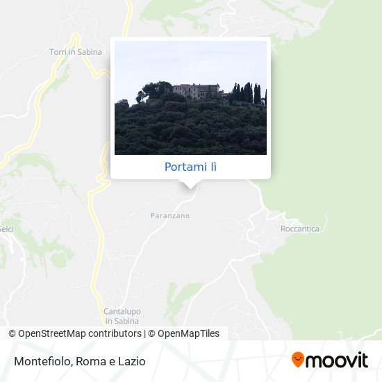 Mappa Montefiolo