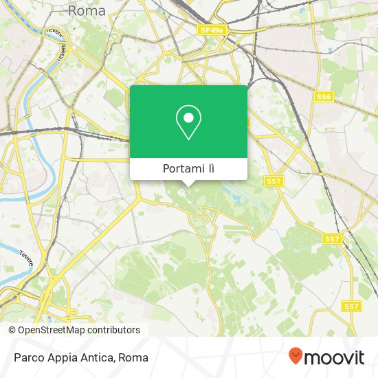 Mappa Parco Appia Antica