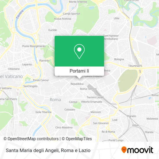 Mappa Santa Maria degli Angeli