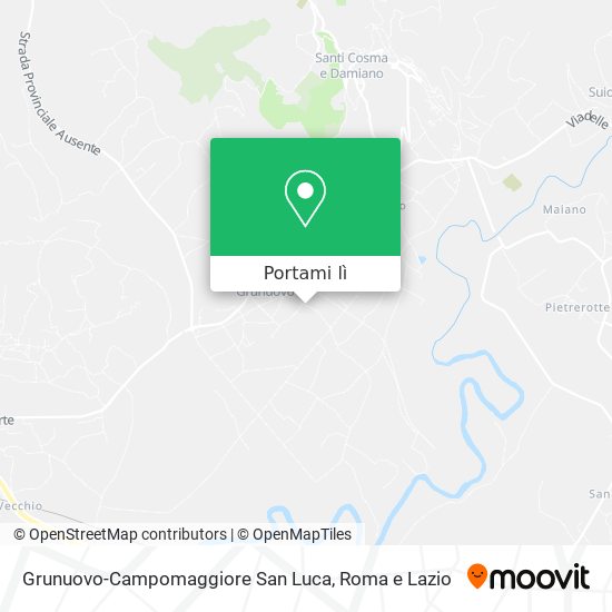 Mappa Grunuovo-Campomaggiore San Luca