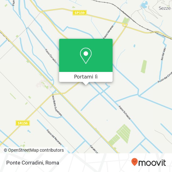 Mappa Ponte Corradini