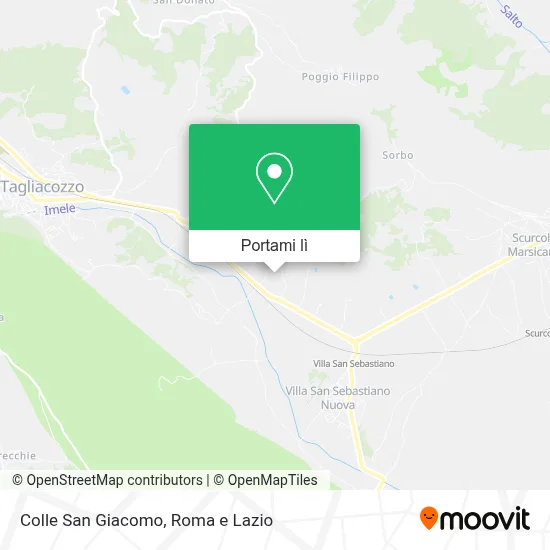 Mappa Colle San Giacomo