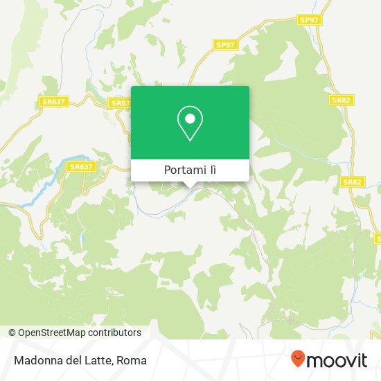 Mappa Madonna del Latte