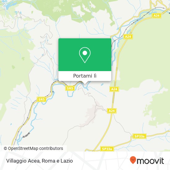 Mappa Villaggio Acea