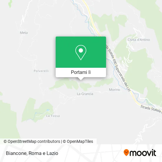 Mappa Biancone