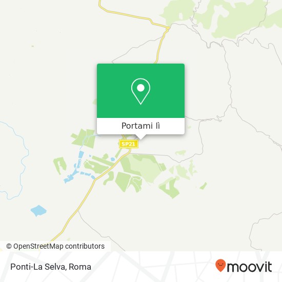 Mappa Ponti-La Selva
