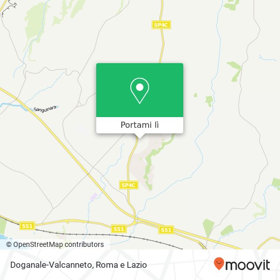 Mappa Doganale-Valcanneto