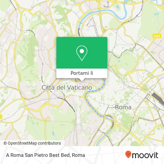 Mappa A Roma San Pietro Best Bed