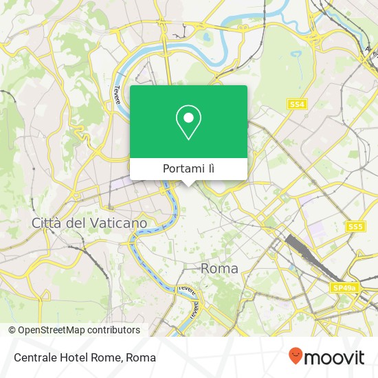 Mappa Centrale Hotel Rome