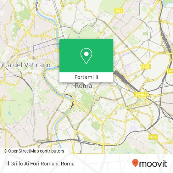 Mappa Il Grillo Ai Fori Romani
