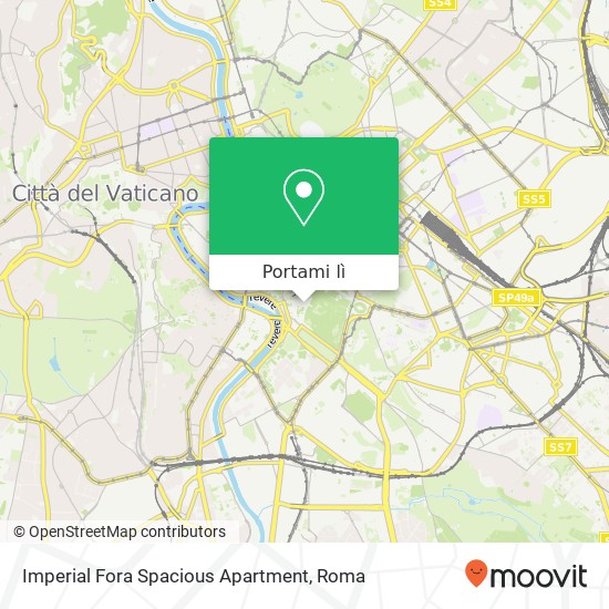 Mappa Imperial Fora Spacious Apartment