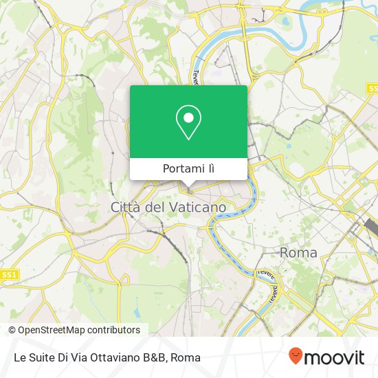 Mappa Le Suite Di Via Ottaviano B&B